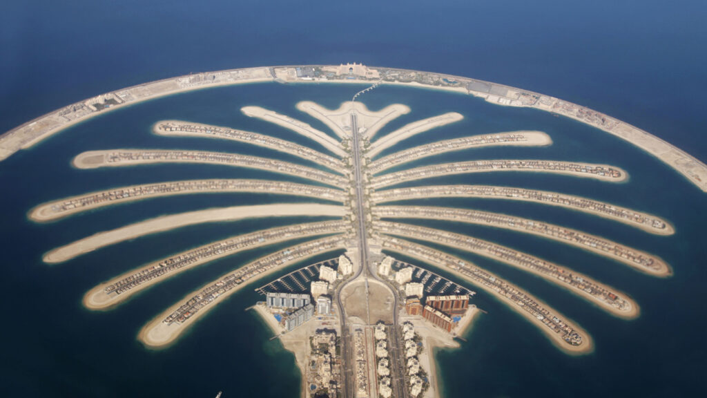 Dubai view palm Jumeirah