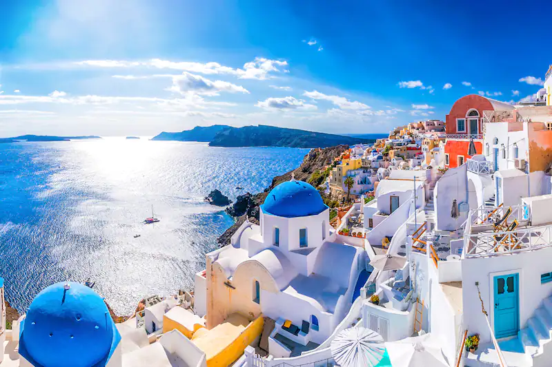 Santorini Greece, one of the most iconic Greek Islands.