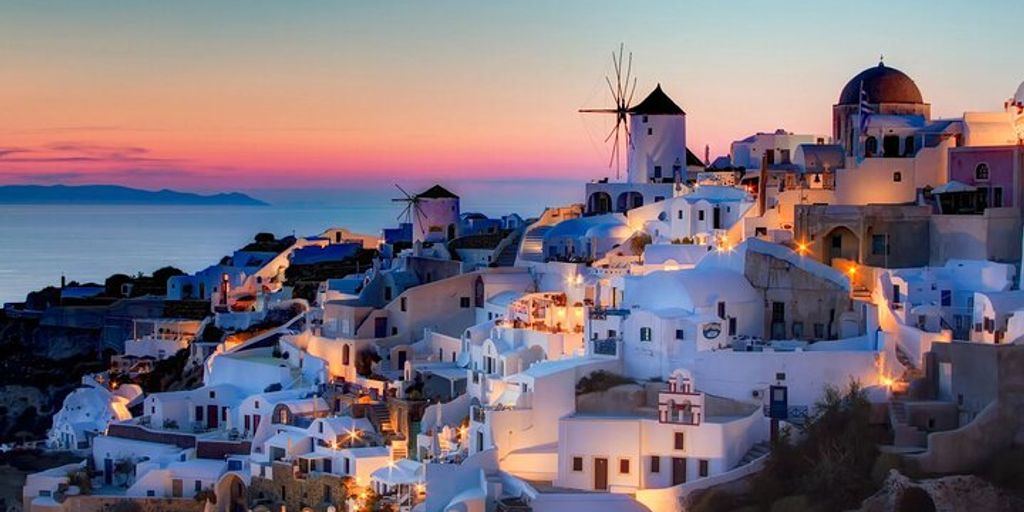 Santorini Greece sunset